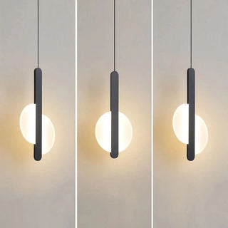 Modern Pendant Light – Black Pendant Lamp with Adjustable LED Lighting & Warm Ambiance
