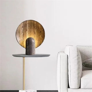Minimalist Resin Table Lamp – Modern E27 Base Lamp with LED Bulb Included