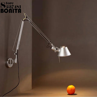 Black Wall Light – Adjustable Aluminum LED Reading Lamp with Directable Arm