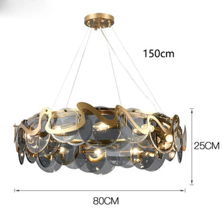 Modern Pendant Light – Alloy Cord Lighting With Dimmable LED & Remote Control