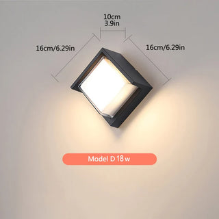 Outdoor LED Wall Light – Aluminum Garden Wall Fixture | Modern Exterior Lighting