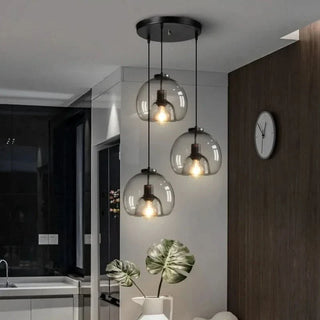 Modern Pendant Light – Elegant Interior Pendant Lamp With Warm Clear Glass