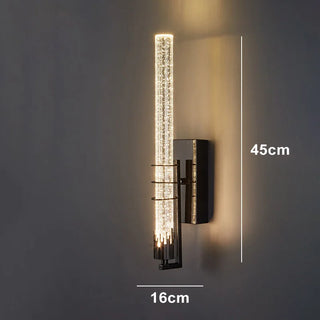 Modern Crystal Wall Light – Elegant LED Wall Sconce With Soft Ambient Lighting