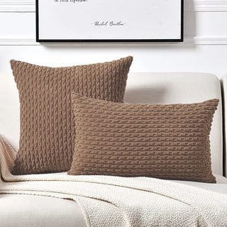oslo cushion covers woven polyester cotton modern minimalist 40x40 to 50x50 cm feature view