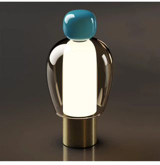 Minimalist Desk Lamp – Glass & Aluminum LED Reading Lamp | Modern Workspace Lighting