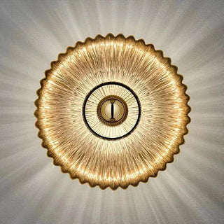 Glass Stone Wall Lamp – Sculptural Wall Light with Warm Amber Glow & E27 Bulb
