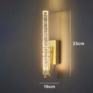 Modern Crystal Wall Light – Elegant LED Wall Sconce With Soft Ambient Lighting