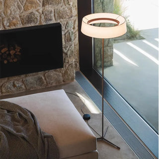 Nordic Fabric Floor Lamp – Modern LED Living Room Lamp with Soft Light Diffuser