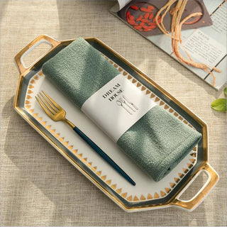 flax placemat cloth non slip heat resistant table placemat dining set view