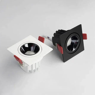 LED Recessed Spotlight Adjustable Square Design – Dimmable Aluminium Lighting