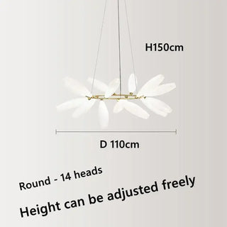 LED Pendant Light – Nordic Design Glass Pendant Lamp with Metal Frame for Dining Room