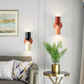 Adjustable Wall Light – Modern Metal Wall Sconce with Color Changing LED Illumination