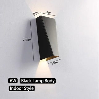 LED Up-Down Wall Light – Waterproof Aluminium Indoor Outdoor Wall Lamp