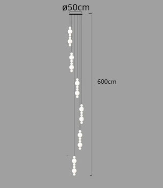 Modern Iron Pendant Light - Adjustable Dining Room Lighting with LED Energy Saving
