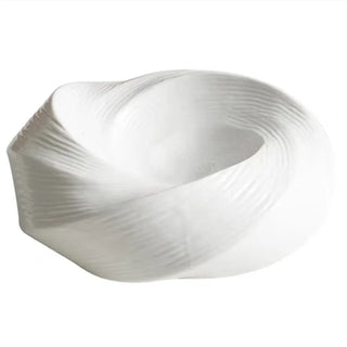 ceramic serving plate earthworks imperial plate collection handcrafted porcelain dinnerware front view