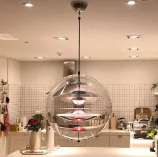 LED Sphere Pendant Light – Modern Pendant Light With Metallic Finish Lighting