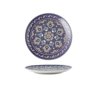 hand painted ceramic plates earthworks elegant porcelain plates luxury dining front view