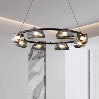 Smoked Glass Pendant Light – Modern Dining Room Lighting With Chrome Finish