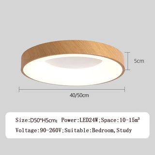Round Metal Ceiling Light – Modern LED Fixture With Remote Control & Dimmable Brightness