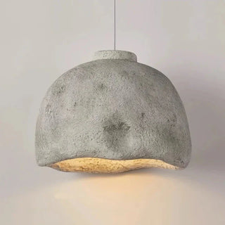 LED Polymer Chandelier – Modern Pendant Light with Natural Polymer Shade