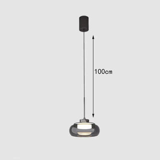 Industrial Ceiling Light – Modern Linear Pendant Light With Smoked Glass Shades