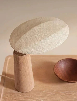 Classic vintage handcrafted lamp front — warm ambient light