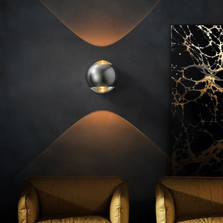 Aluminum Wall Light – Minimalist Adjustable Dual Beam Spherical Wall Sconce