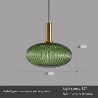 Smoked Glass Pendant Light – Nordic Pendant Light for Dining Room Lighting