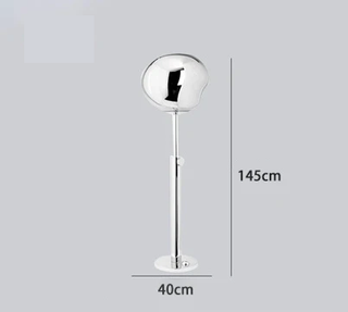 Lava Ball Floor Lamp – Decorative Aluminum Base With Acrylic Globe Light
