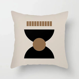 pattern pillowcases abstract cushion covers durable polyester cotton fabric showcase view