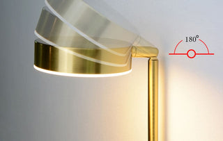 Rotating Wall Light – Directional LED Metal Sconce with Warm Ambient Lighting