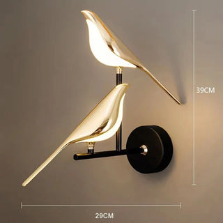Applique murale Birdy – Applique murale LED moderne avec un design d'oiseau élégant