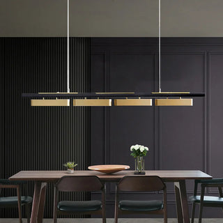 Two-Tone Metal Pendant – Modern Pendant Light With LED Lighting For Dining Room