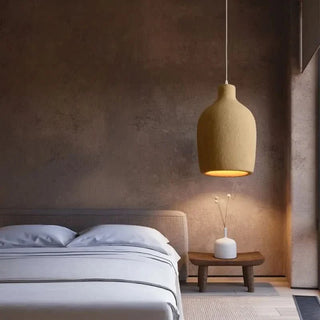 LED Pendant Light – Wabi Sabi Lighting Japanese Pendant Lamp With Brushed Nickel Finish