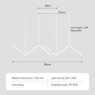 Dimmable Pendant Light – LED Aluminum Metal Ceiling Lamp | Adjustable Brightness