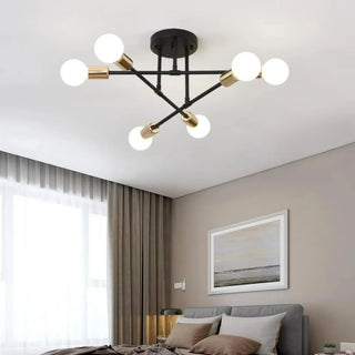 Plafonnier – Lampe LED moderne avec éclairage ambiant doux et assemblage facile