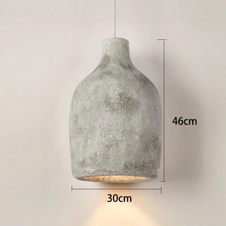LED Polymer Chandelier – Modern Pendant Light with Natural Polymer Shade