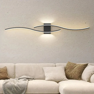 Wave Wall Sconce – Modern Adjustable LED Wall Light with White Acrylic Diffuser
