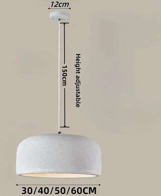Minimalist LED Pendant Light – Durable Polymer Lamp With Soft Ambient Light