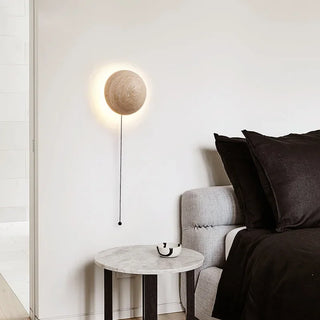 Stone Wall Light – Modern Wall Sconce with Natural Stone Finish & Soft LED Illumination