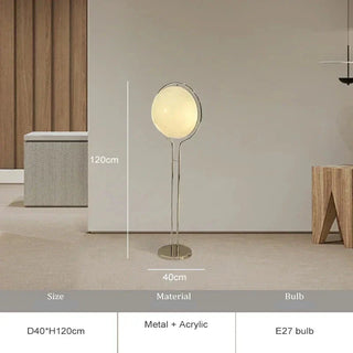 Modern Iron Floor Lamp – Energy Efficient LED Lighting With Push Button Switch