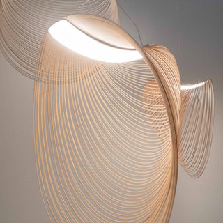 Bamboo Pendant Lamp – Adjustable LED Hand Woven Light for Living Room & Dining