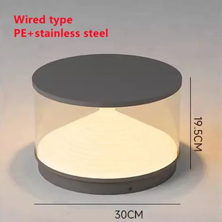 Solar Garden Lamp – Stainless Steel LED Outdoor Solar Light with Long Lasting Battery