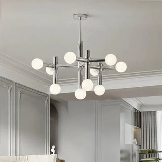 Nordic Glass Chandelier – Modern Ceiling Light | Scandinavian Lighting Fixture