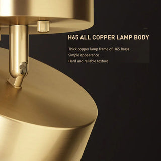 Copper Ceiling Light – Modern Brushed Copper Fixture for Living Room Lighting