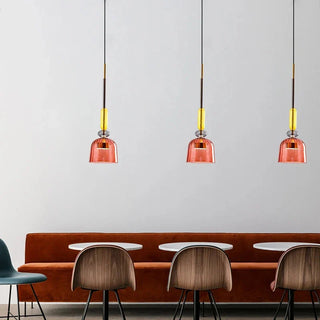 Colorful Pendant Lamp – Nordic Style Geometric Pendant Light with LED Energy Efficient Lighting
