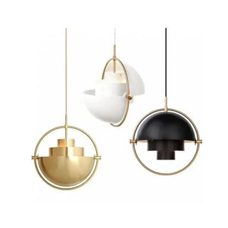 Scandinavian Pendant Light – Modern Iron Pendant with Soft Ambient LED Lighting