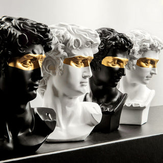david head classical art bust resin sculpture modern decor close-up