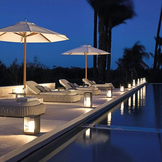 Outdoor Solar Lamp – Aluminium Freestanding Solar Light with Adjustable Brightness
