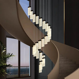 Modern Crystal Chandelier – Elegant Cord Suspended Fixture With Remote Control